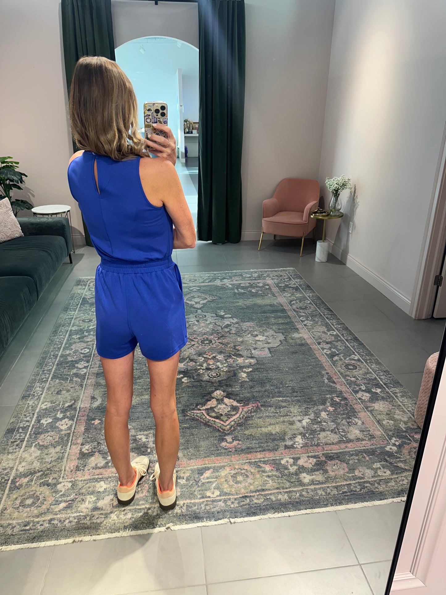 Everyday Romper- Royal Blue