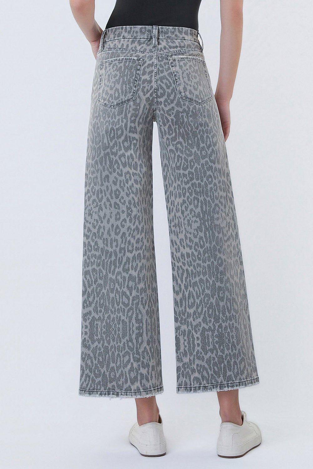 Grey Leopard Jeans