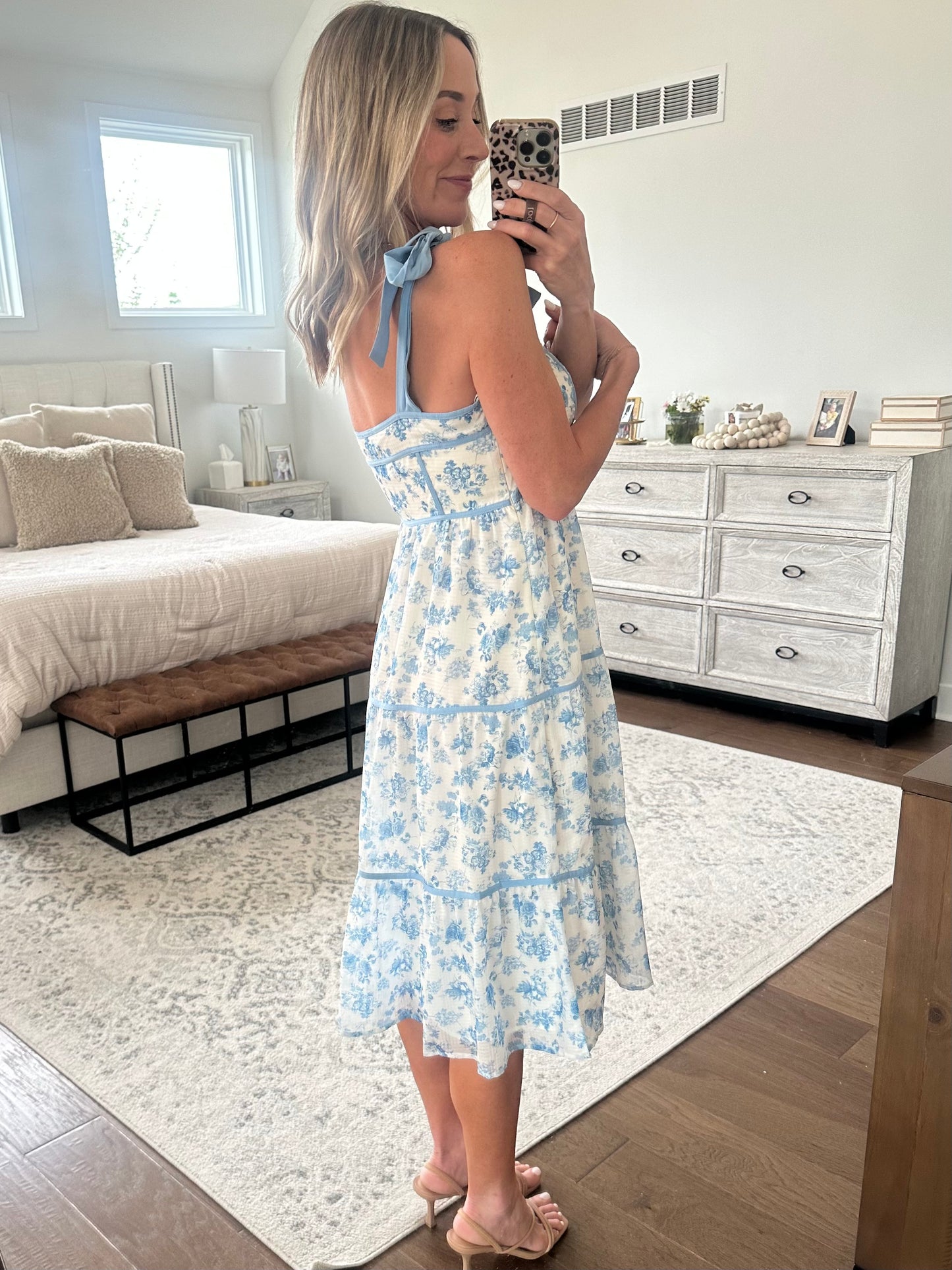 Blue Floral Maxi
