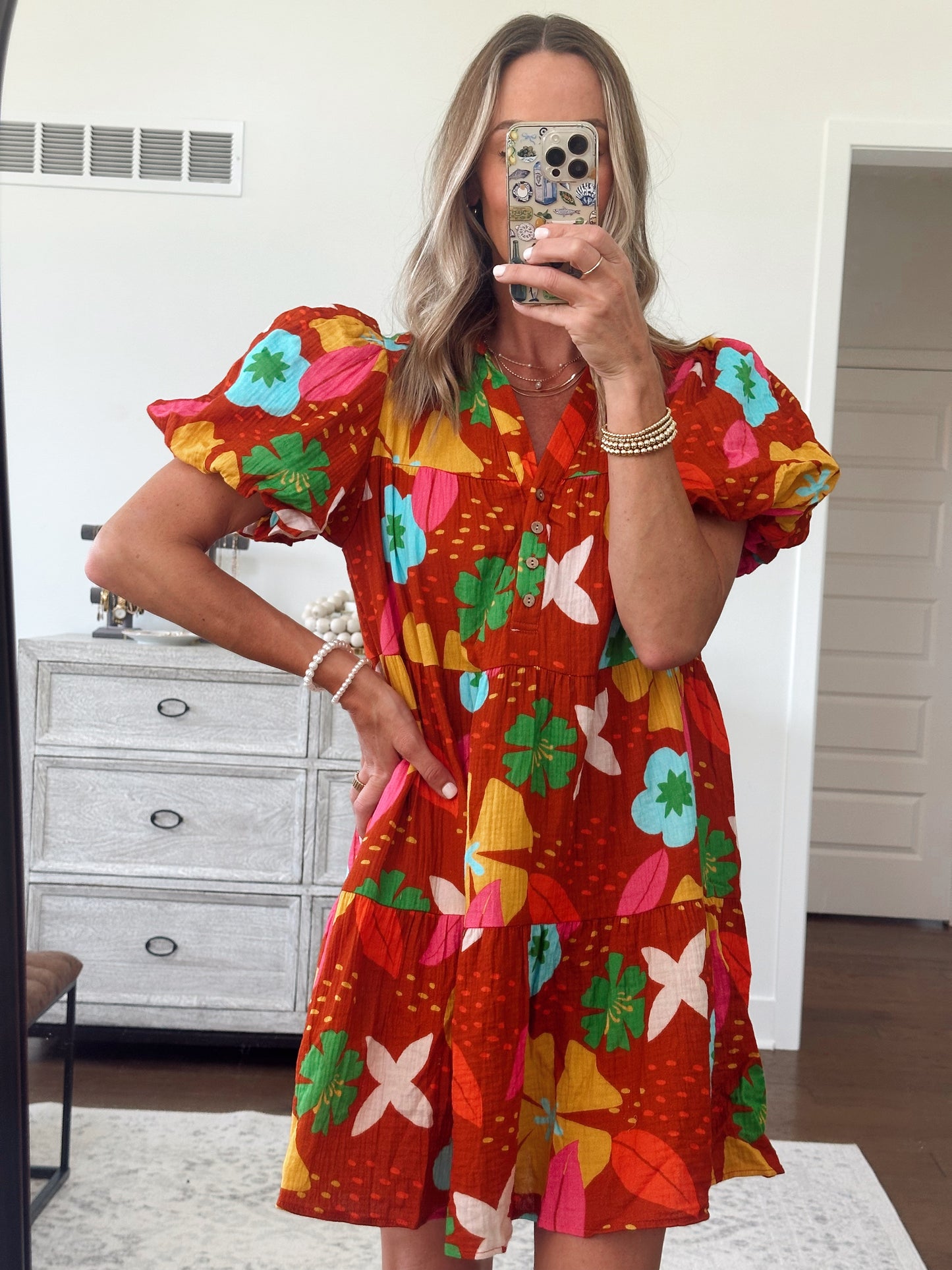 Boho Flower Dress