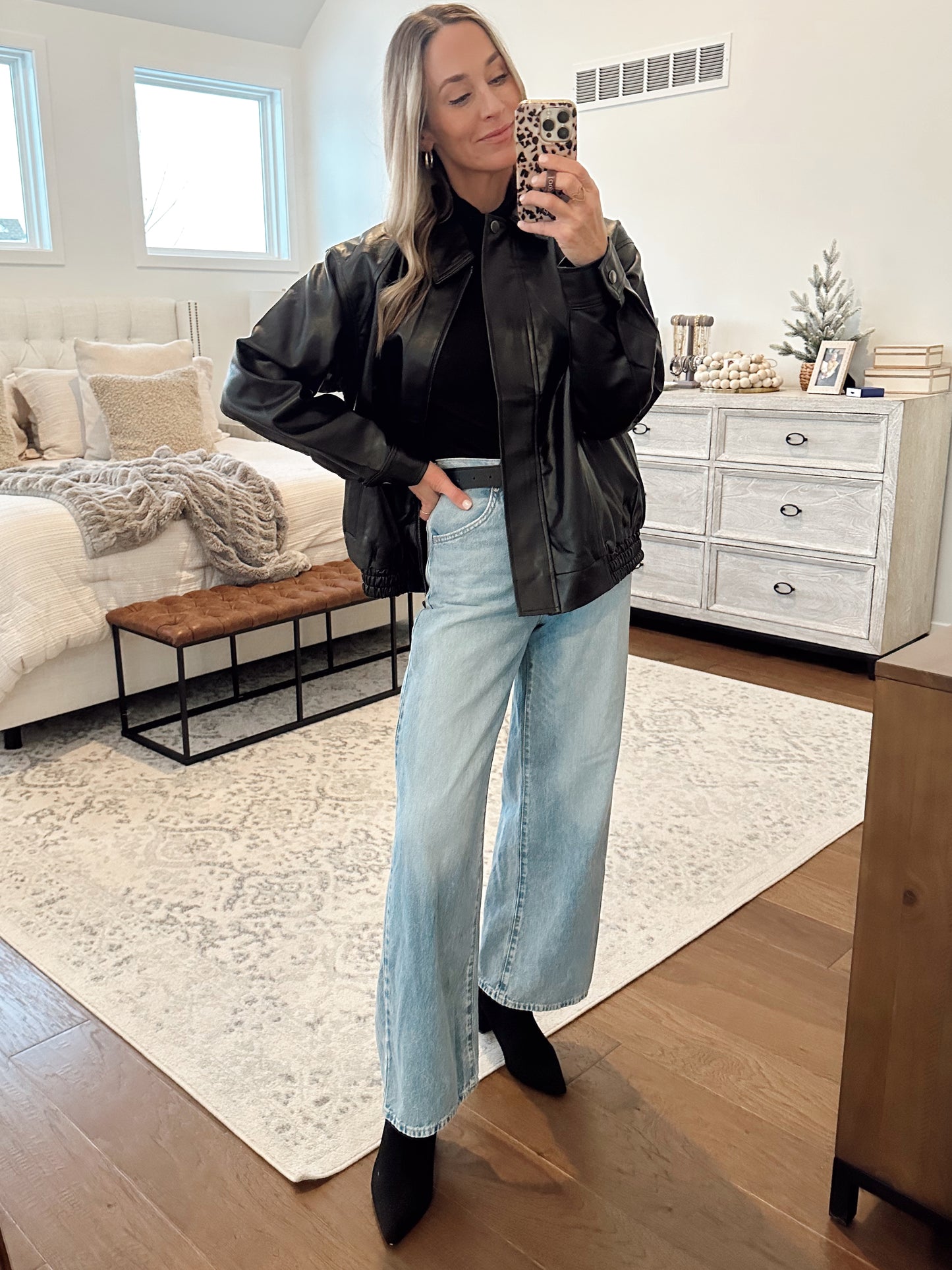 Bomber Jacket- Black