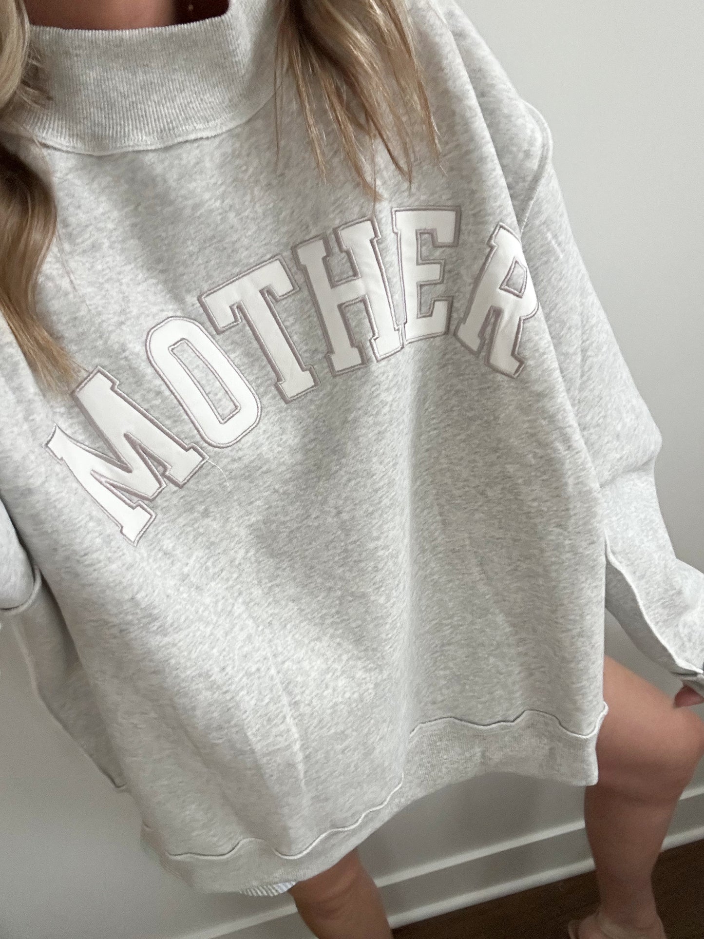 MOTHER Mock Neck Sweatshirt