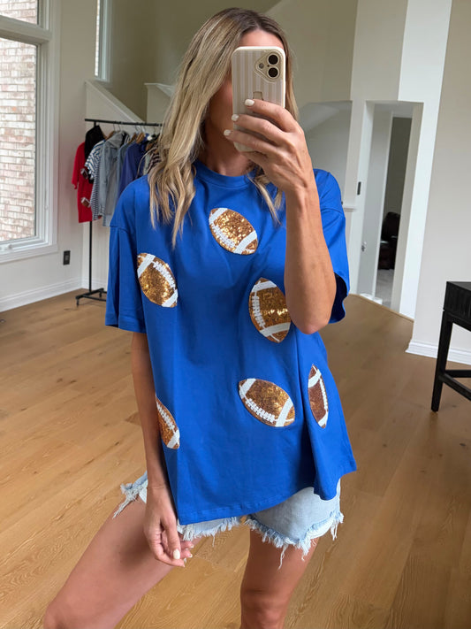 Game Day Tee-Blue