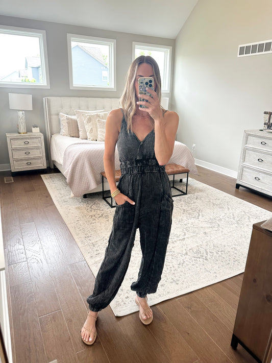 Soft Jumpsuit- Black