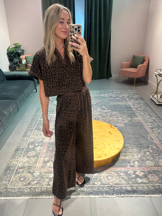 Leopard Lounge Set