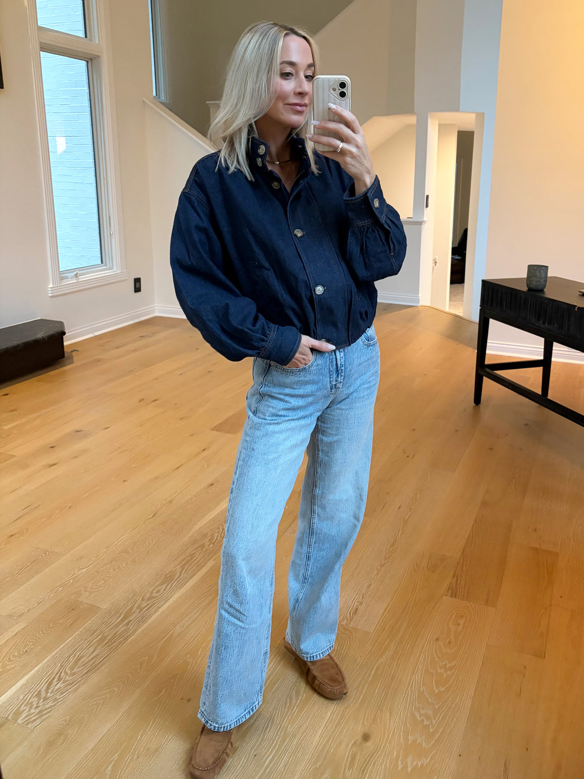 Dark Denim Coat