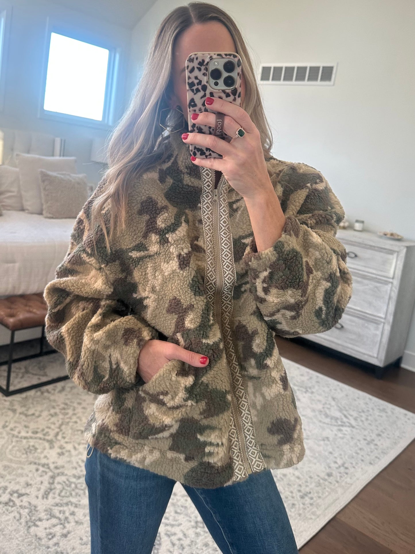 Camo Print Fleece