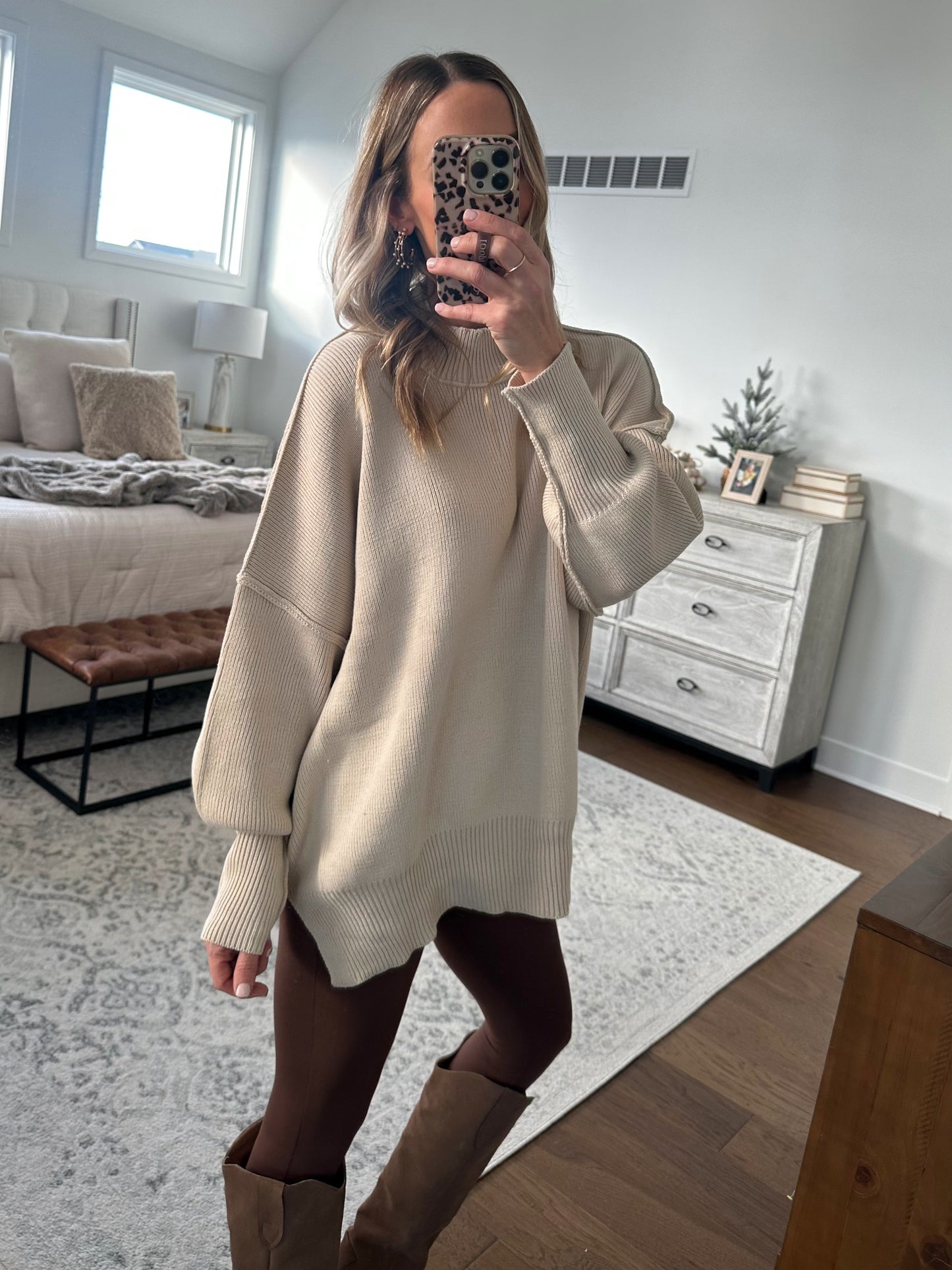 Oversized Sweater- Cream