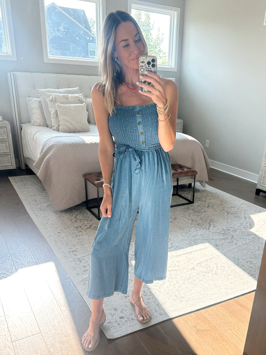 Chambray Jumpsuit