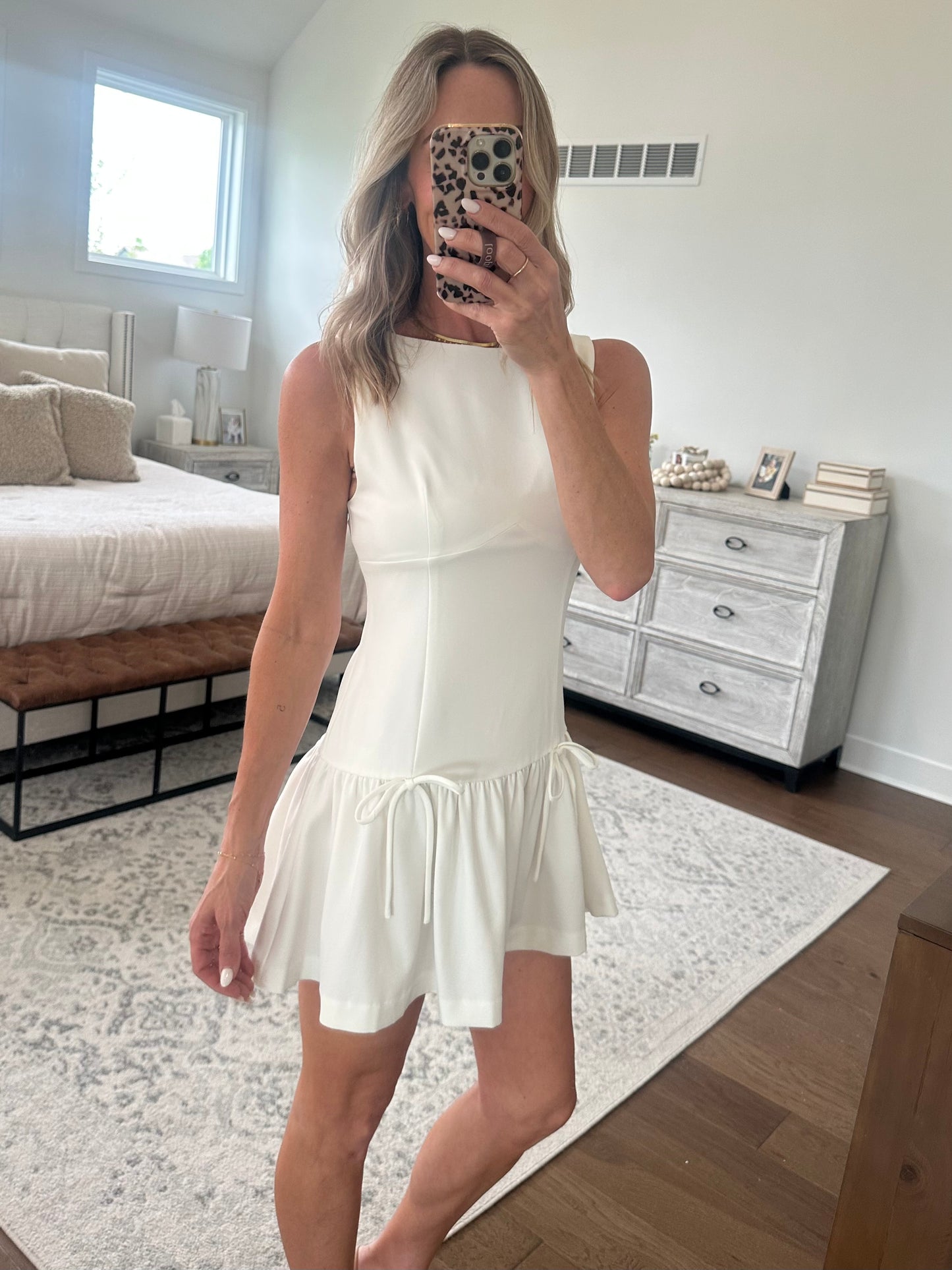 Ivory Bow Dress
