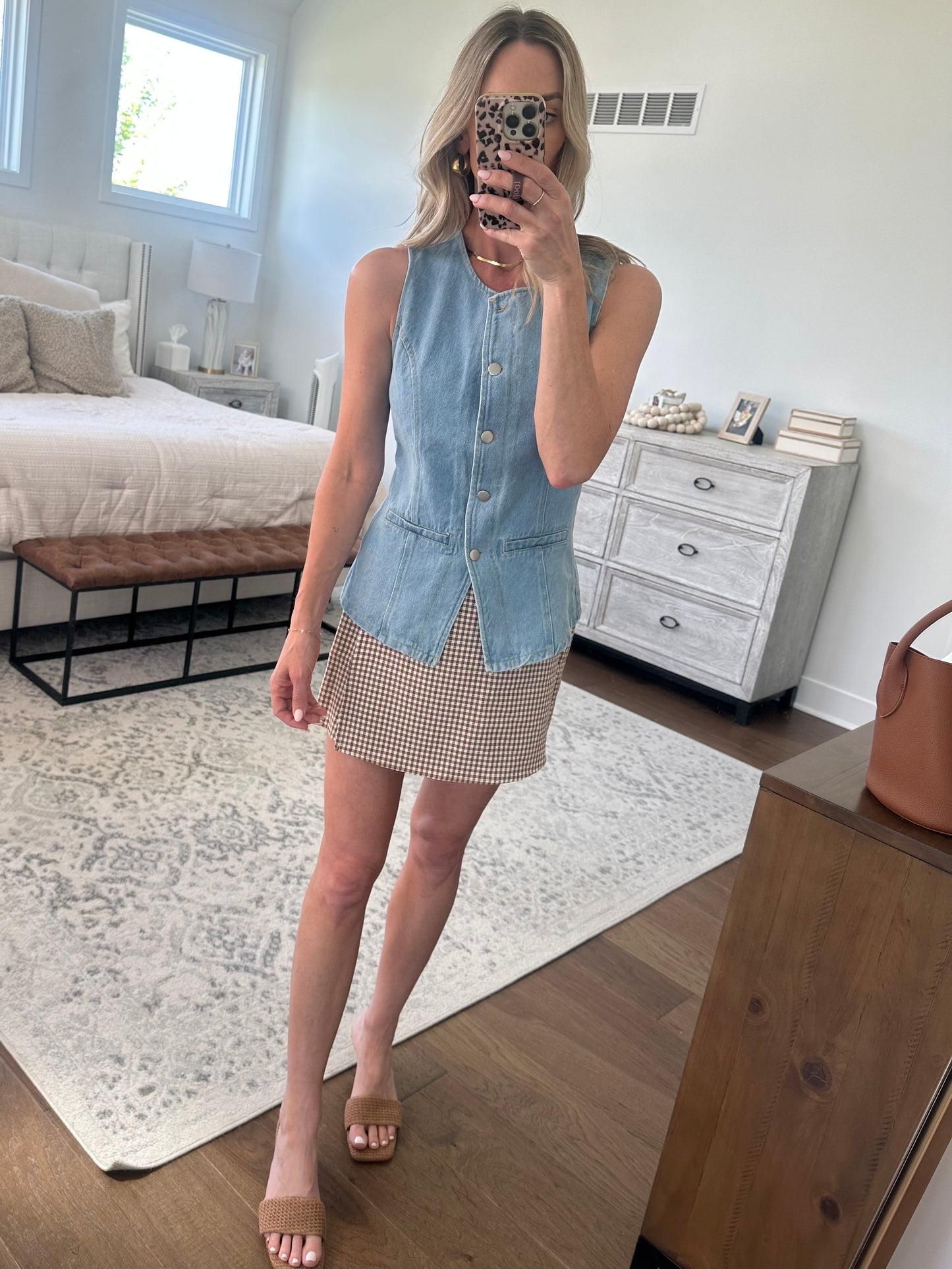 Denim Vest- Blue
