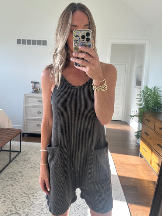 Ribbed Romper