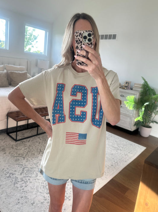 USA Oversized Tee