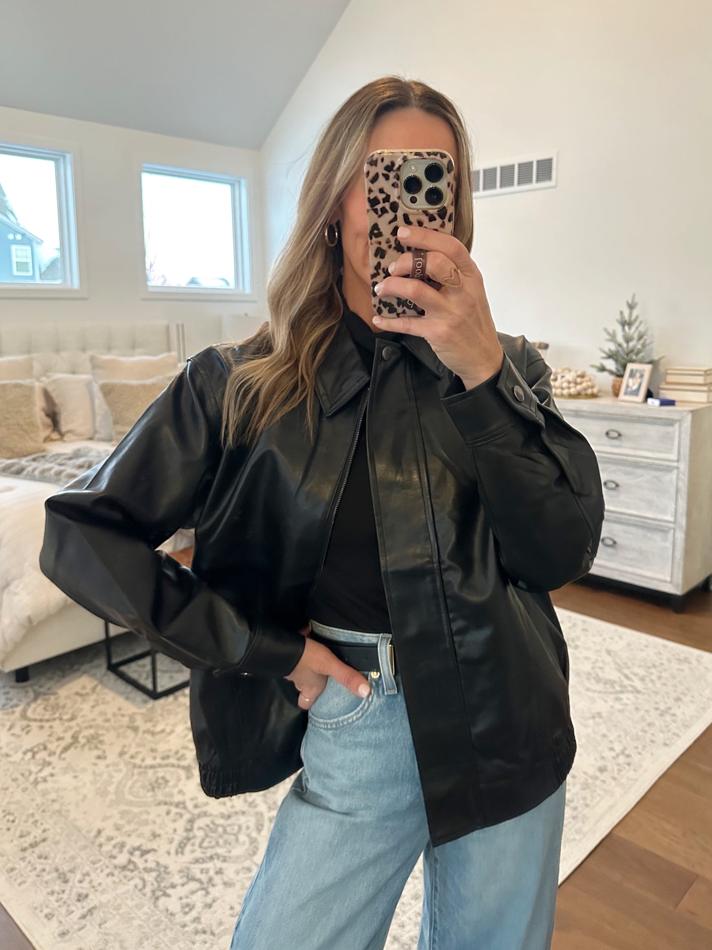 Bomber Jacket- Black