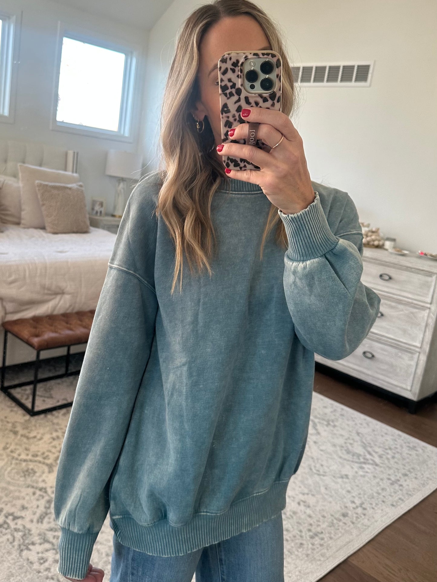 Crewneck Sweatshirt- Blue