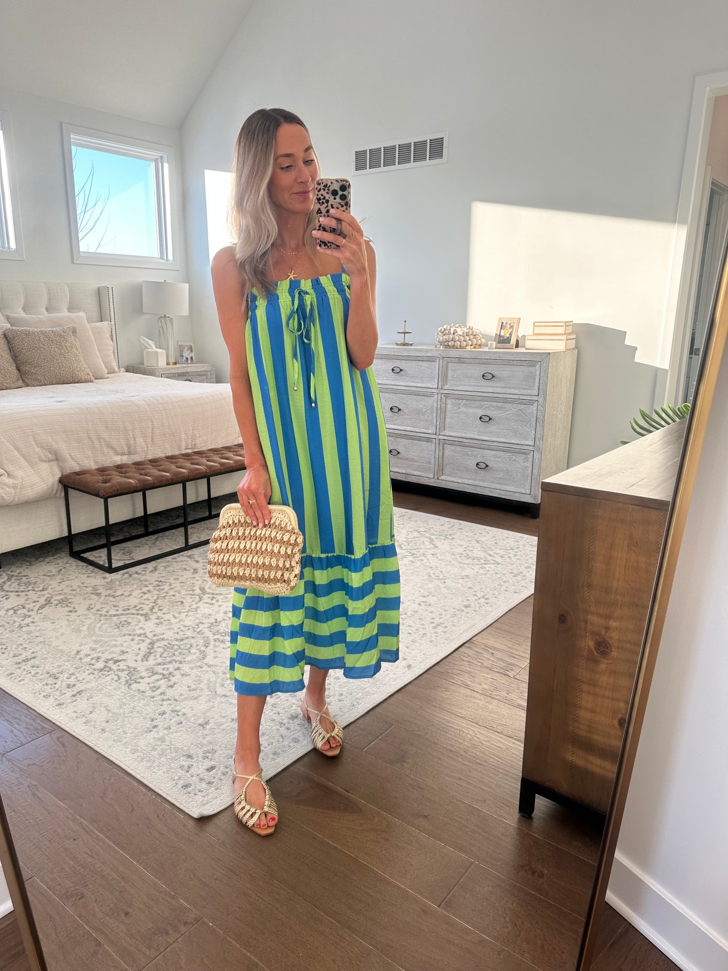 Lime & Blue Maxi