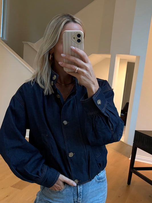 Dark Denim Coat