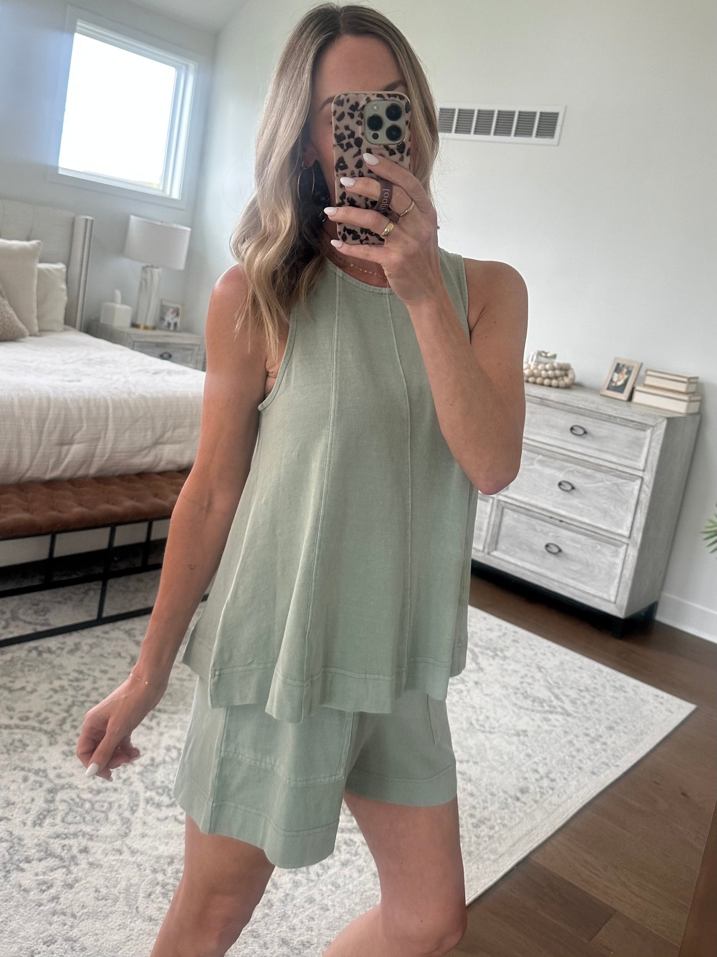 Tank Set- Sage Green