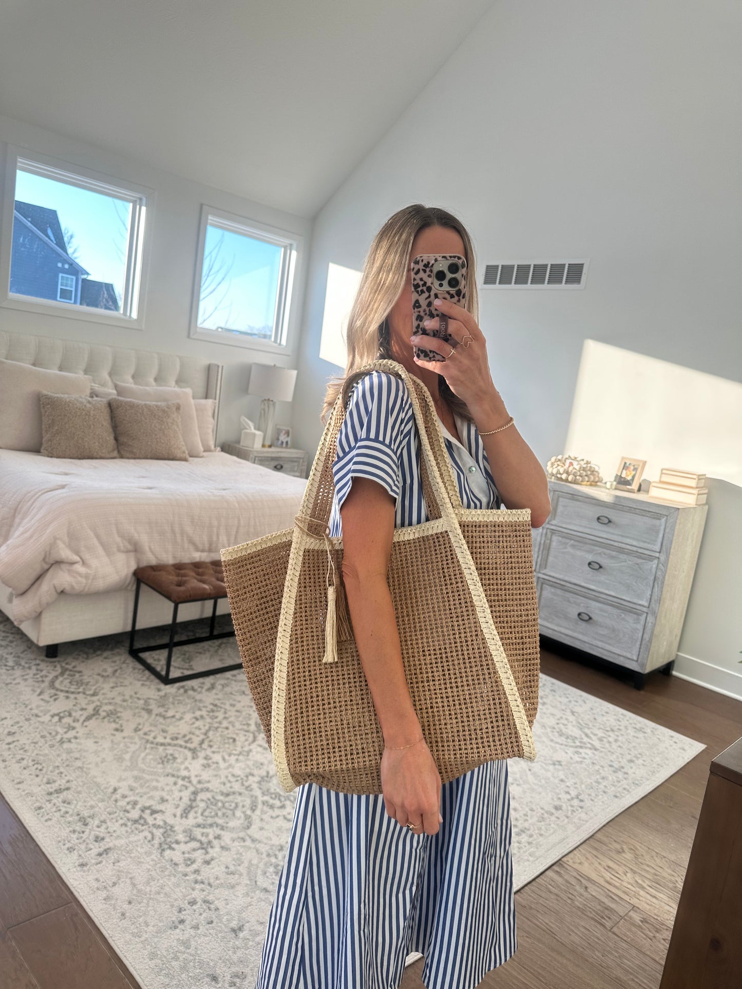 Woven Beach Bag