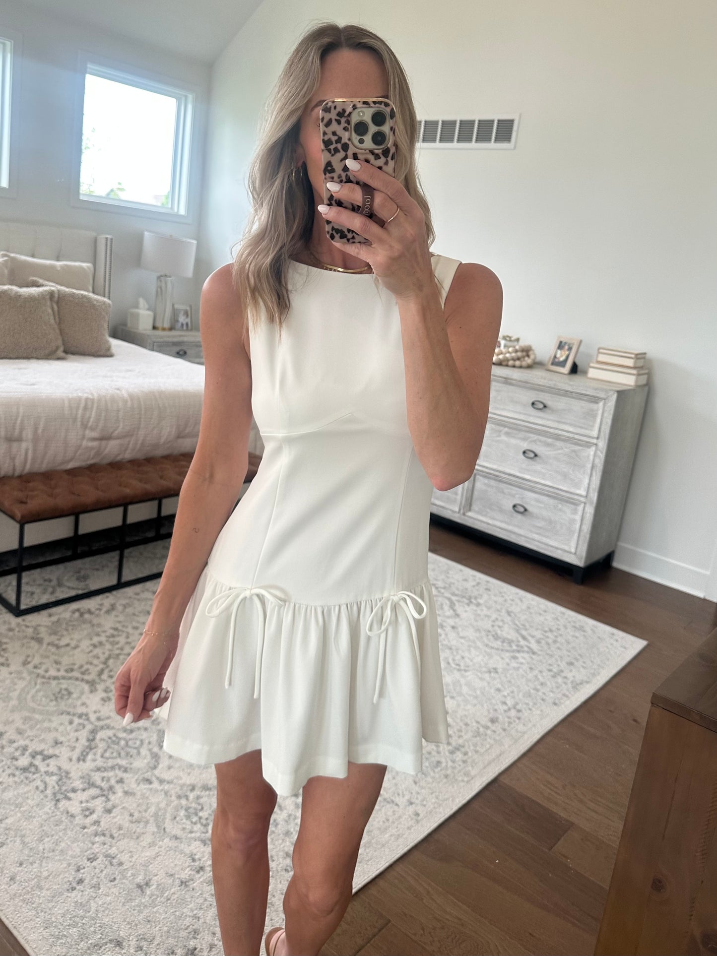 Ivory Bow Dress