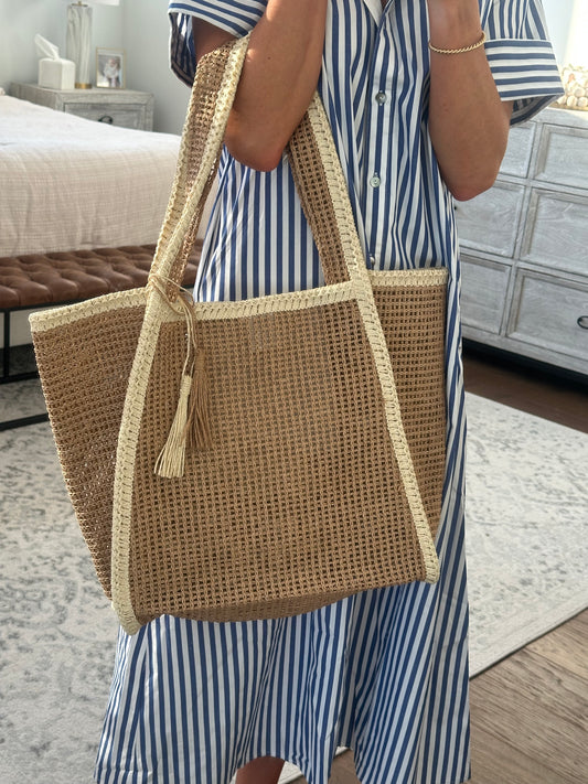 Woven Beach Bag