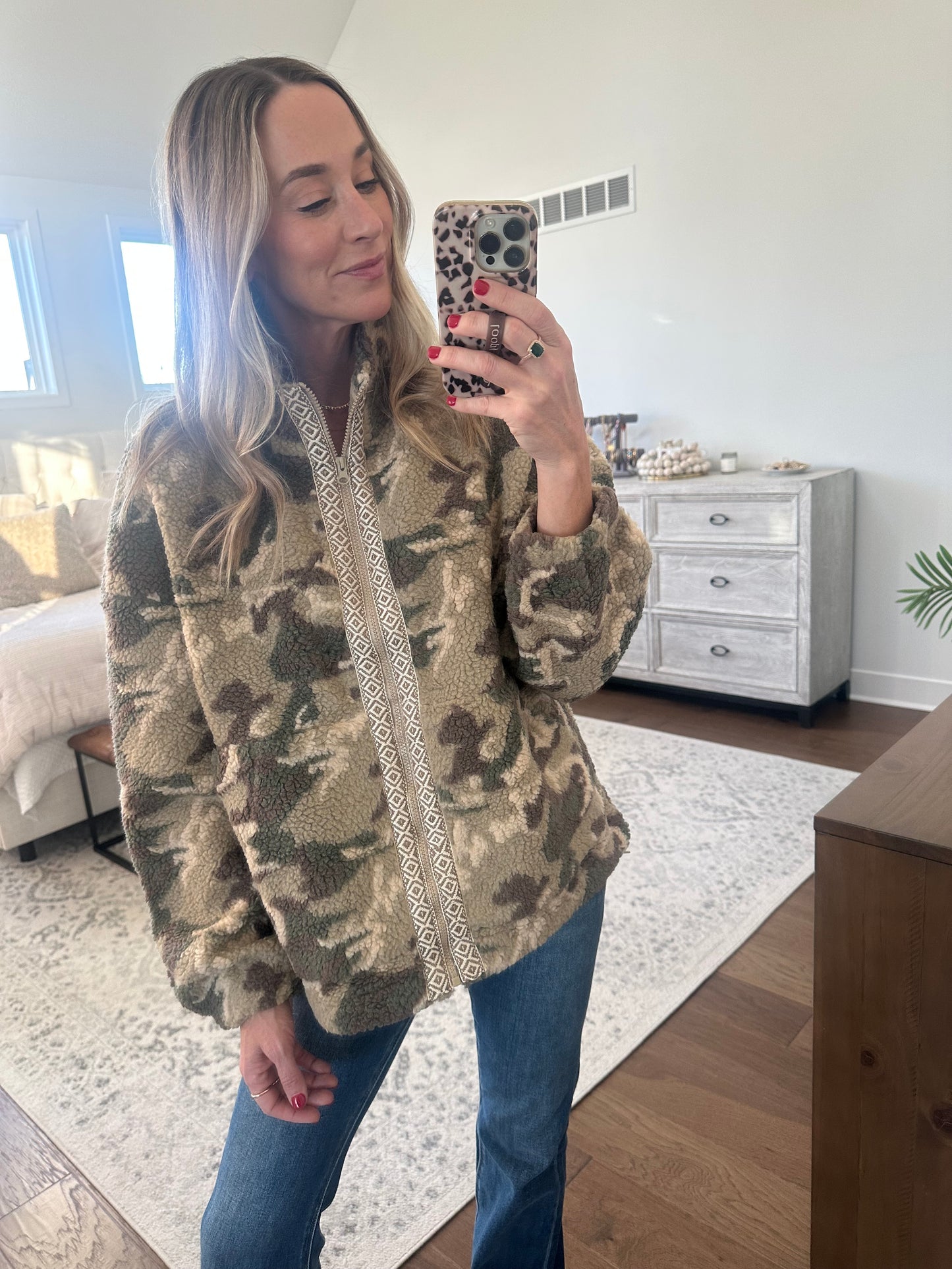 Camo Print Fleece