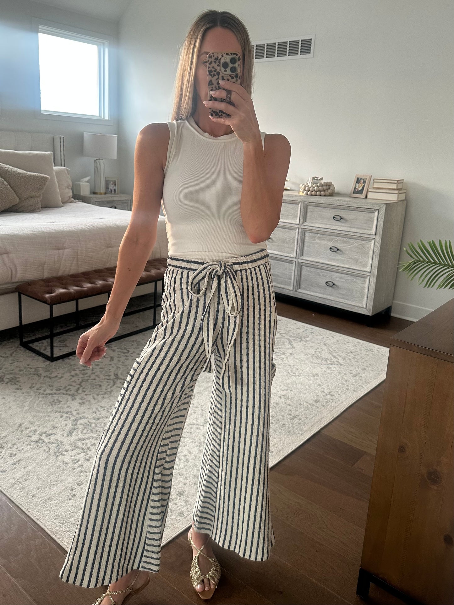 Navy/Ivory Lounge Pant