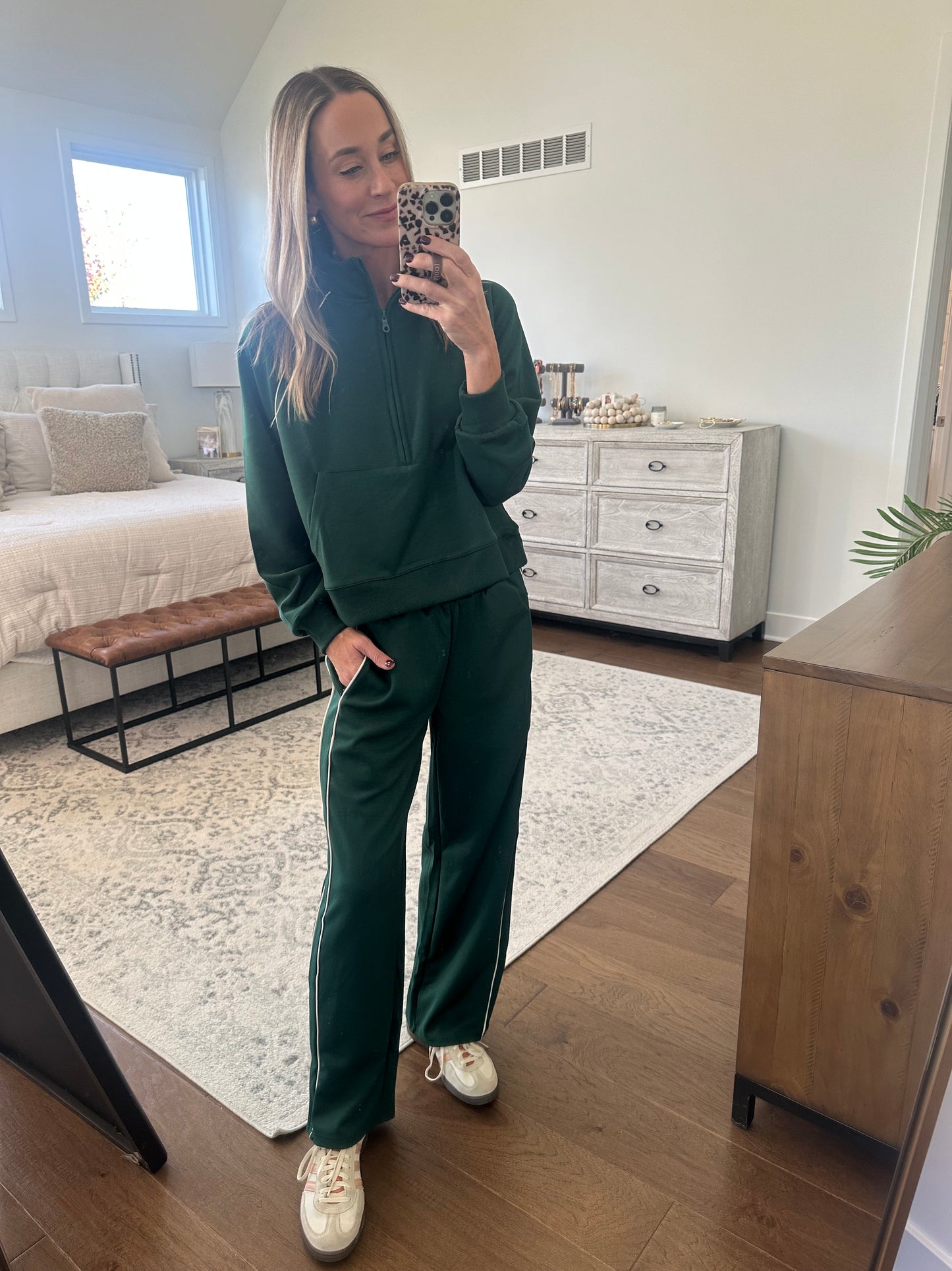 Hunter Green Track Suit
