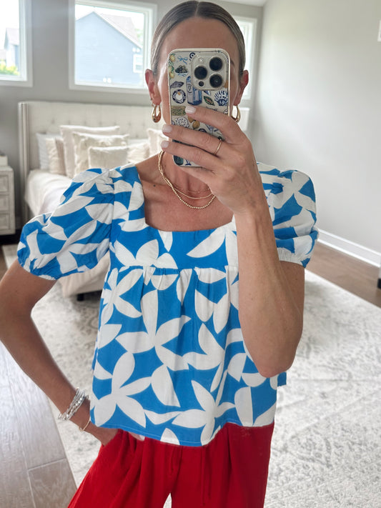 Tropical Floral Top
