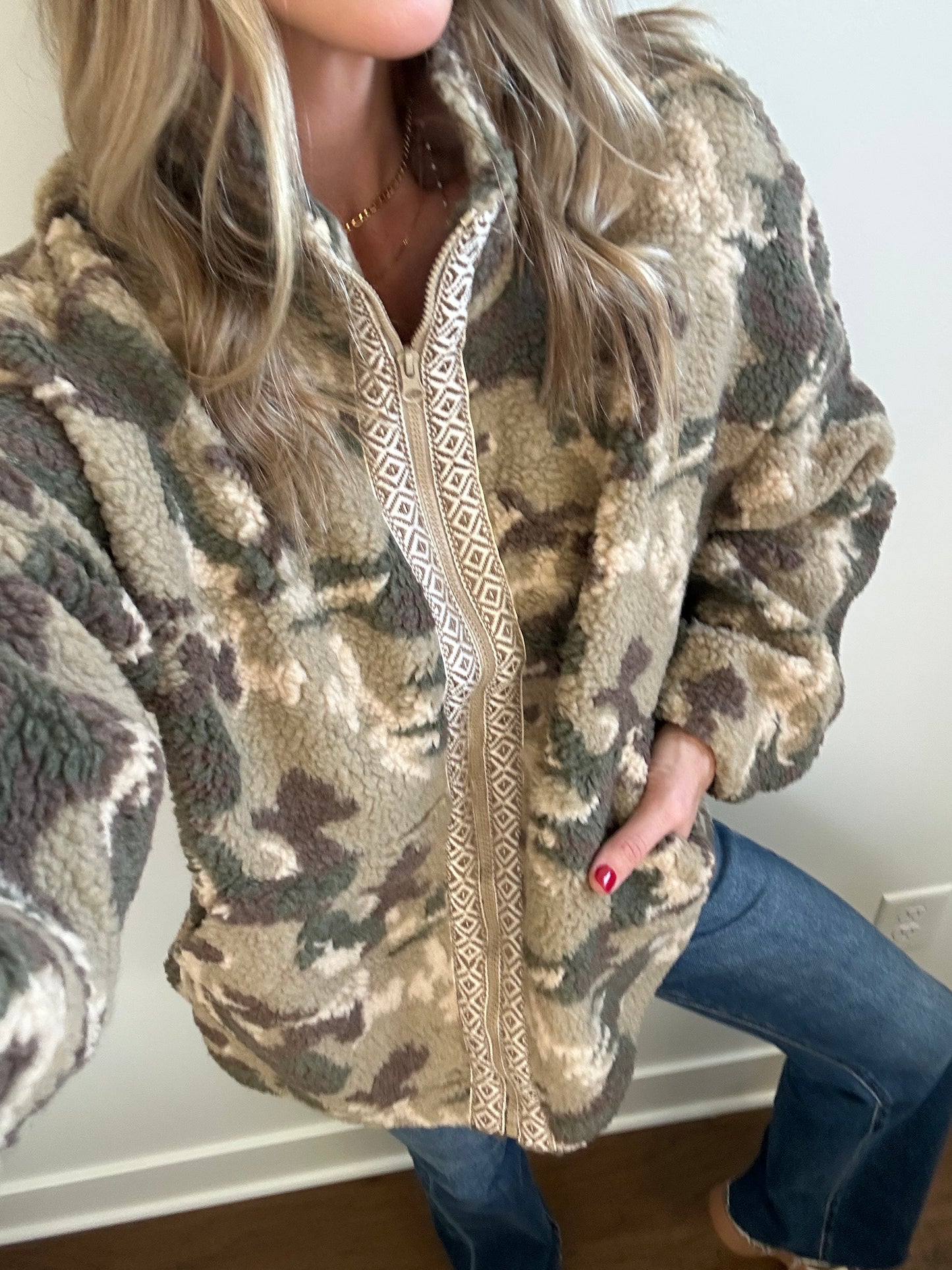Camo Print Fleece