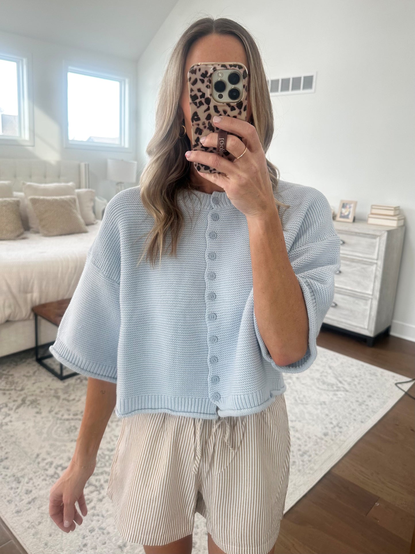 Baby Blue Cardi