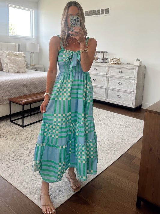 Summer Plaid Maxi