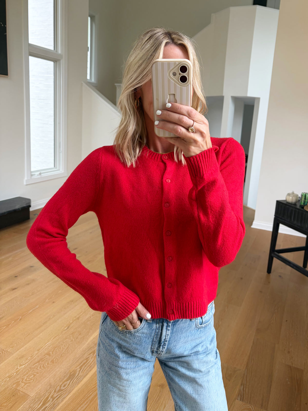 Red Cardigan