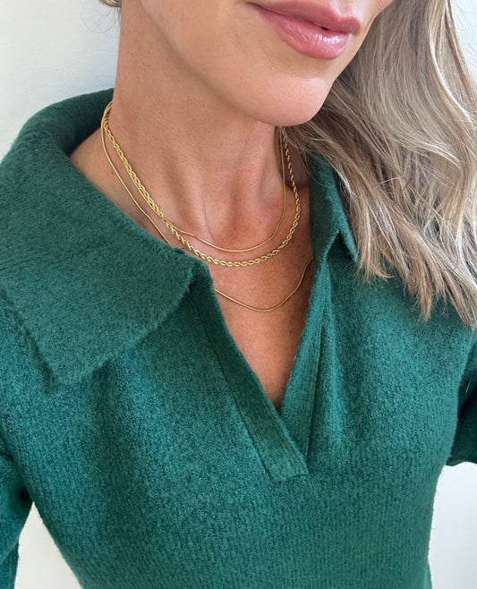 Gold 3 Layer Necklace