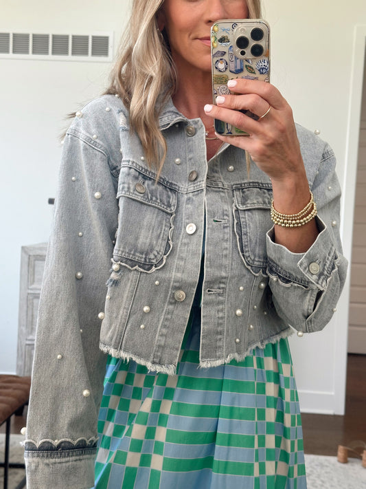 Pearl Denim Jacket