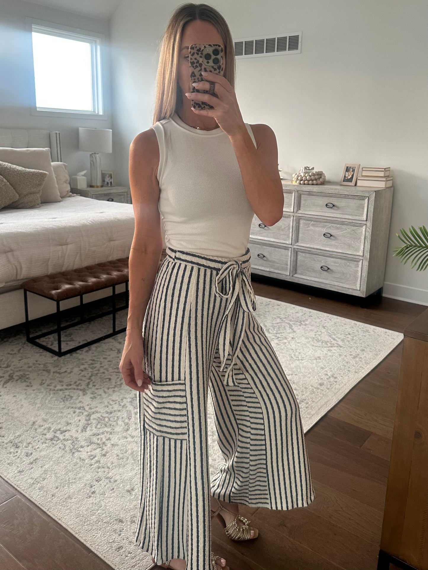 Navy/Ivory Lounge Pant