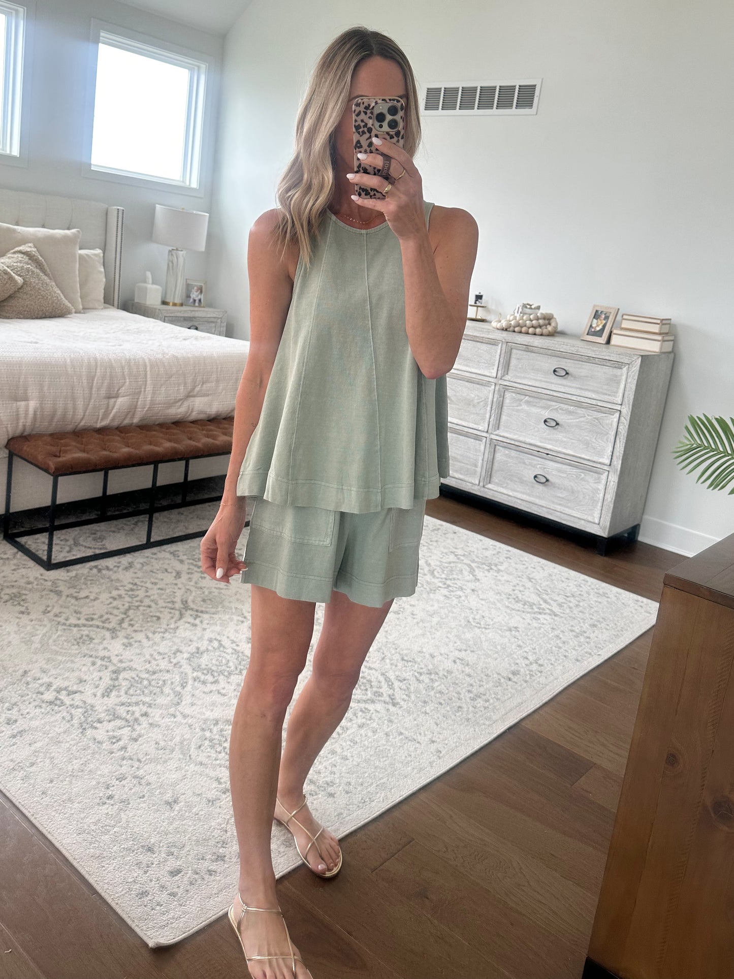 Tank Set- Sage Green