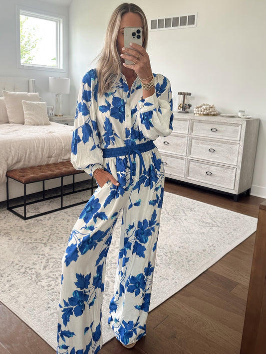 Floral Set- Blue