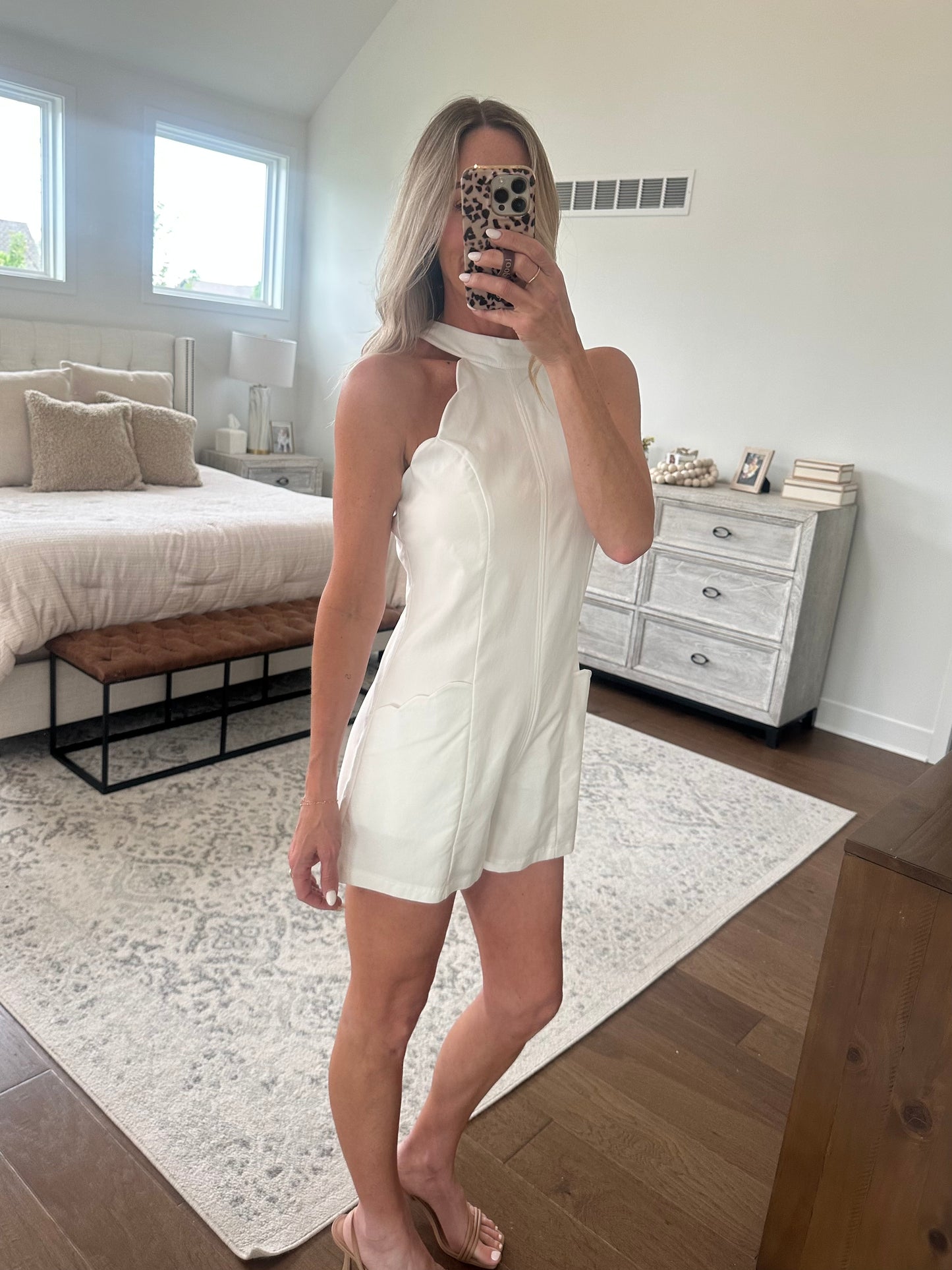 Scalloped Romper