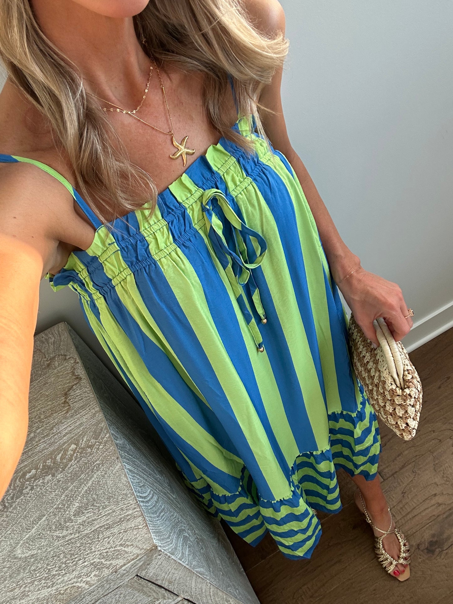 Lime & Blue Maxi