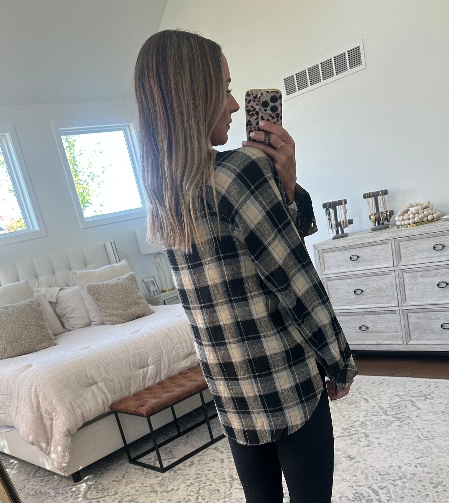 Black Soft Flannel
