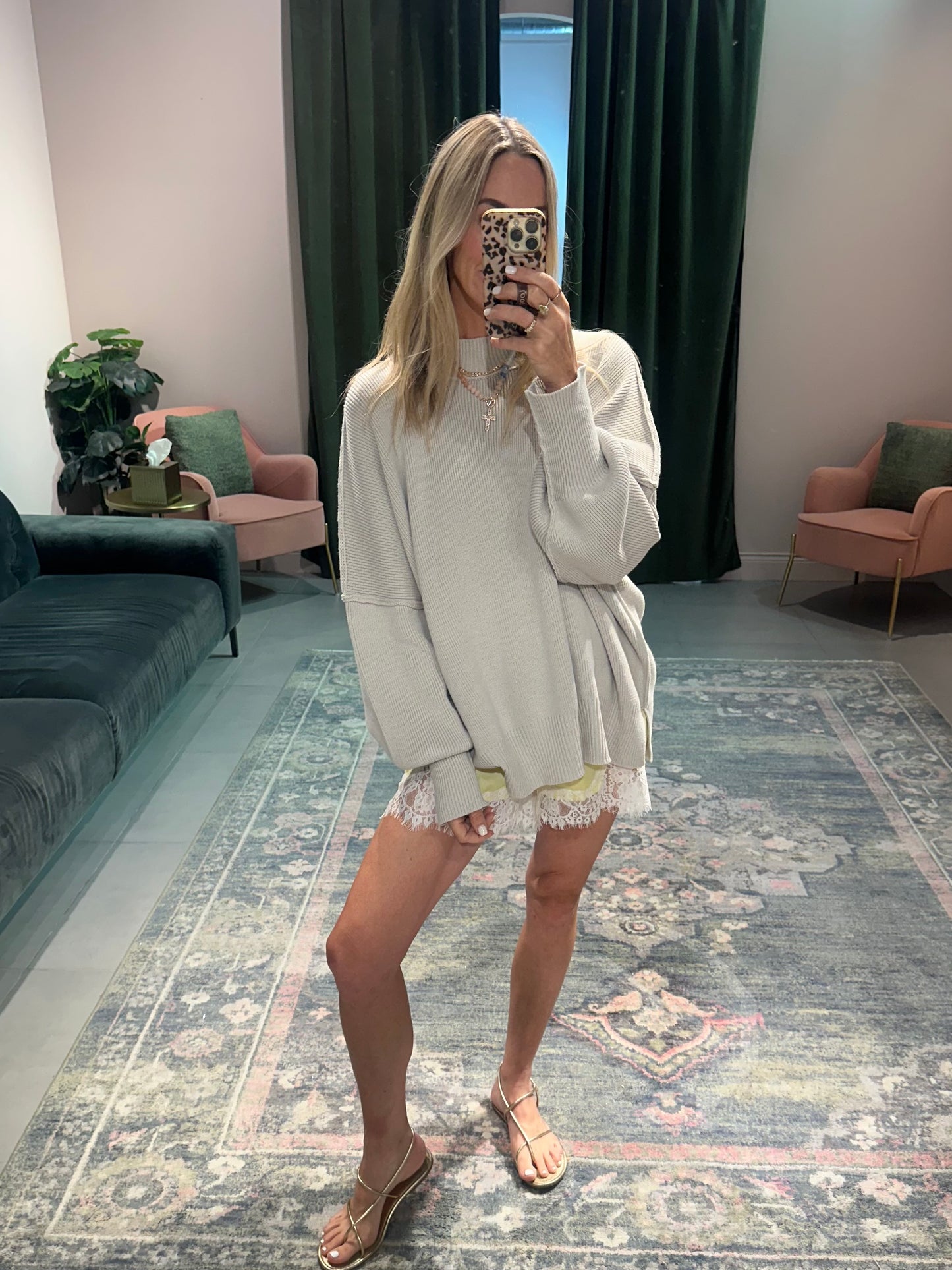 Oversized Sweater- Ivory
