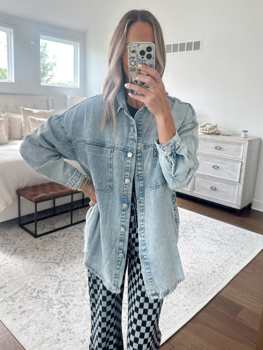 Oversized Denim Shacked