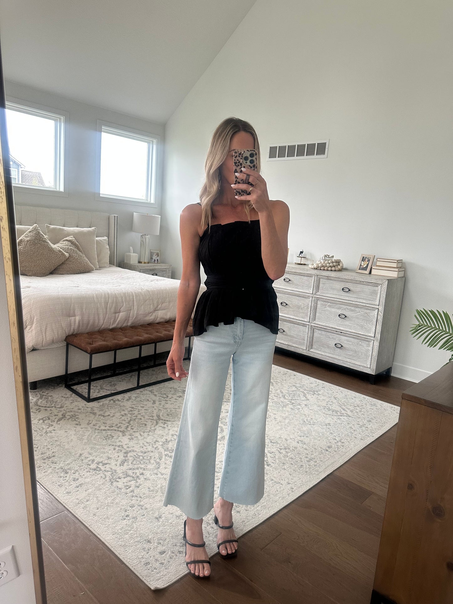 Light Wash Cropped Jean