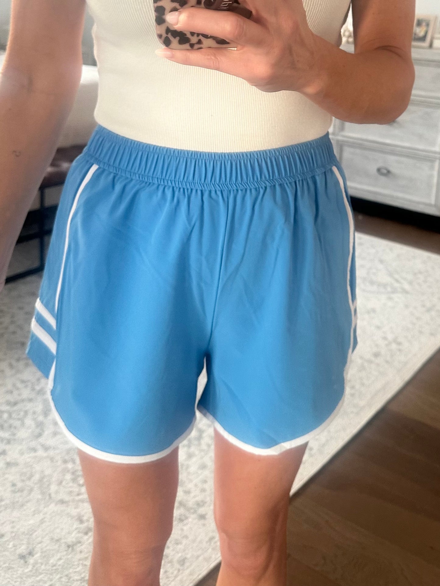 Active Shorts- Blue