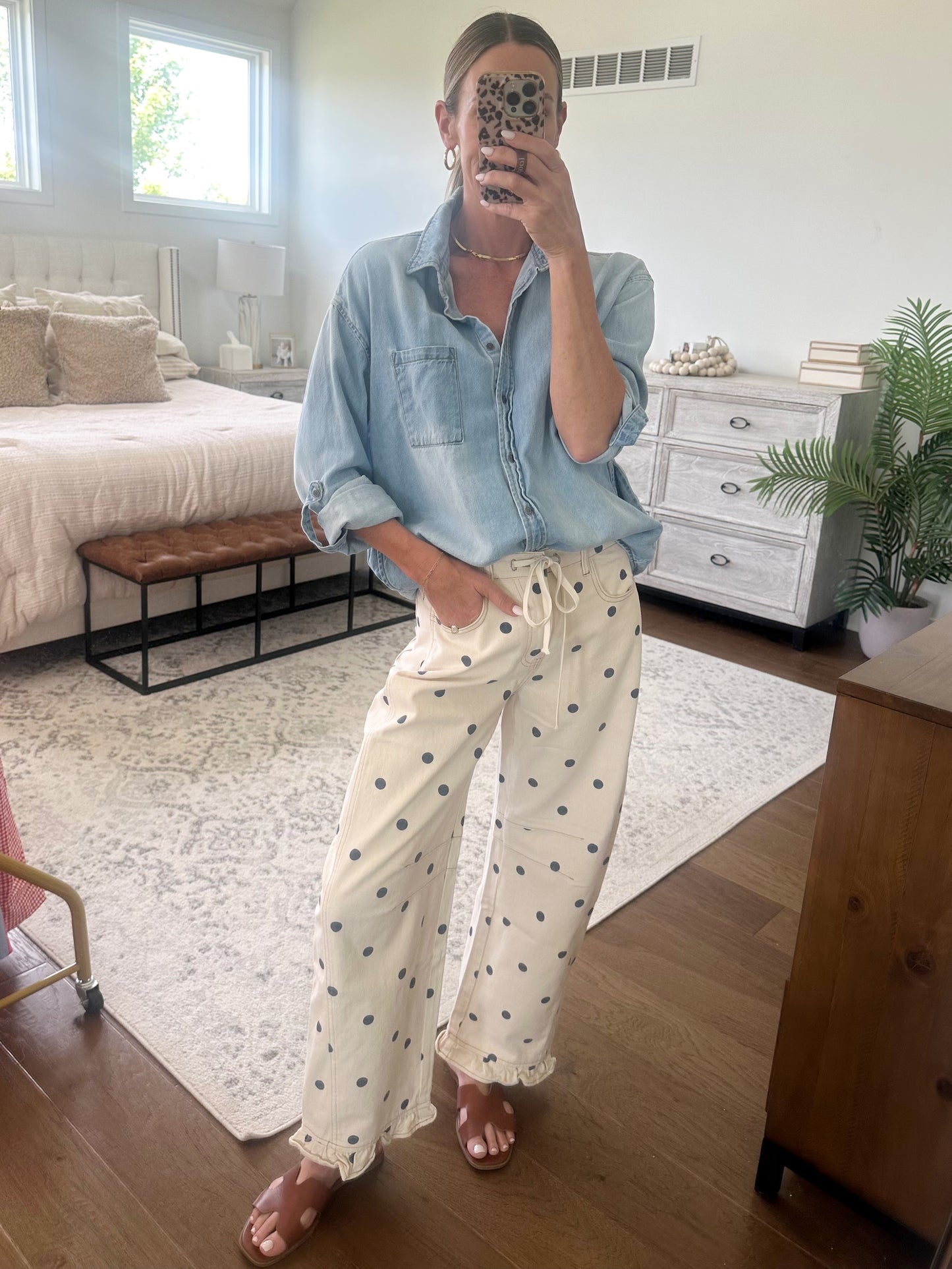 Oversized Denim Shirt