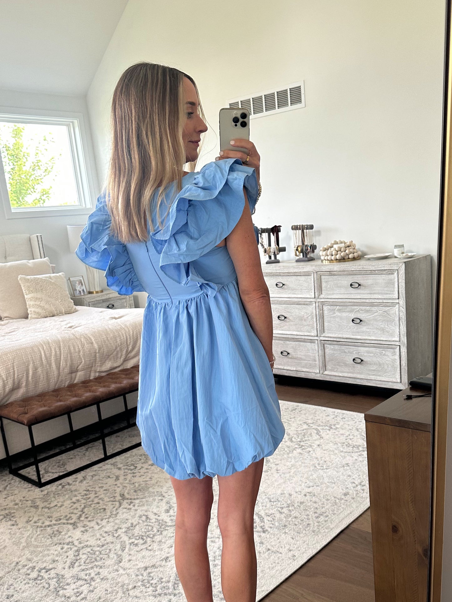 Blue Bubble Dress