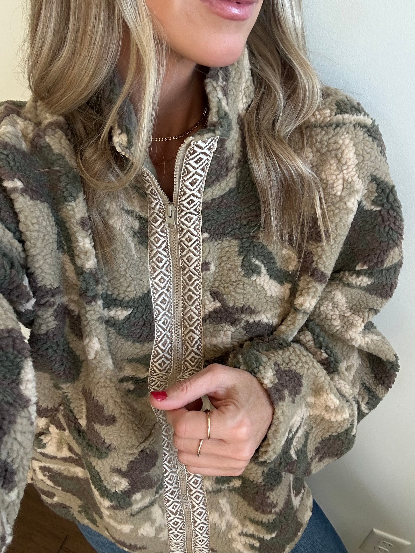 Camo Print Fleece