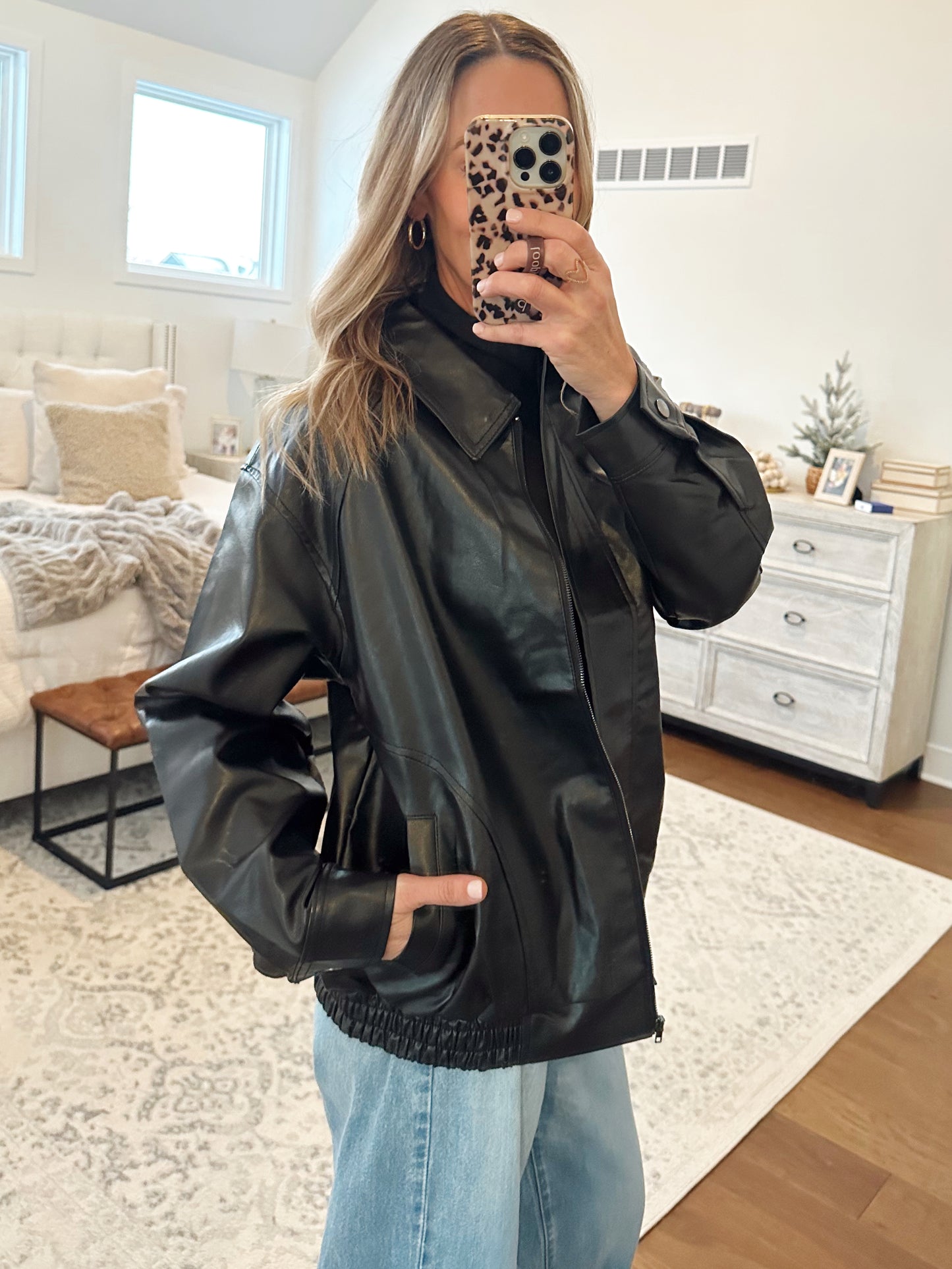 Bomber Jacket- Black