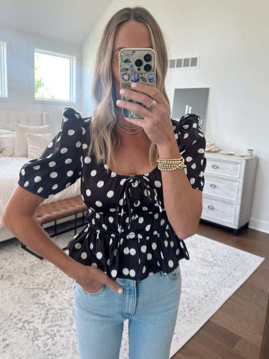 Polka Dot Top